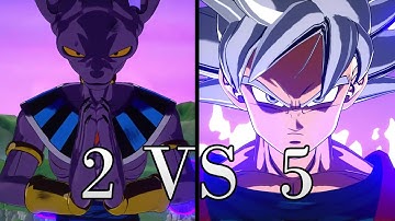 Can Whis and Beerus take down 5 fighters? (CPU VS CPU) - Dragon Ball Sparking! Zero