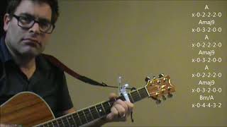 Video thumbnail of "How to play "We Don't Talk Anymore" by Cliff Richard on acoustic guitar"