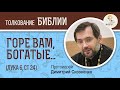 Горе вам, богатые! ибо вы уже получили свое утешение (Лк 6:24) Протоиерей Димитрий Сизоненко. Библия