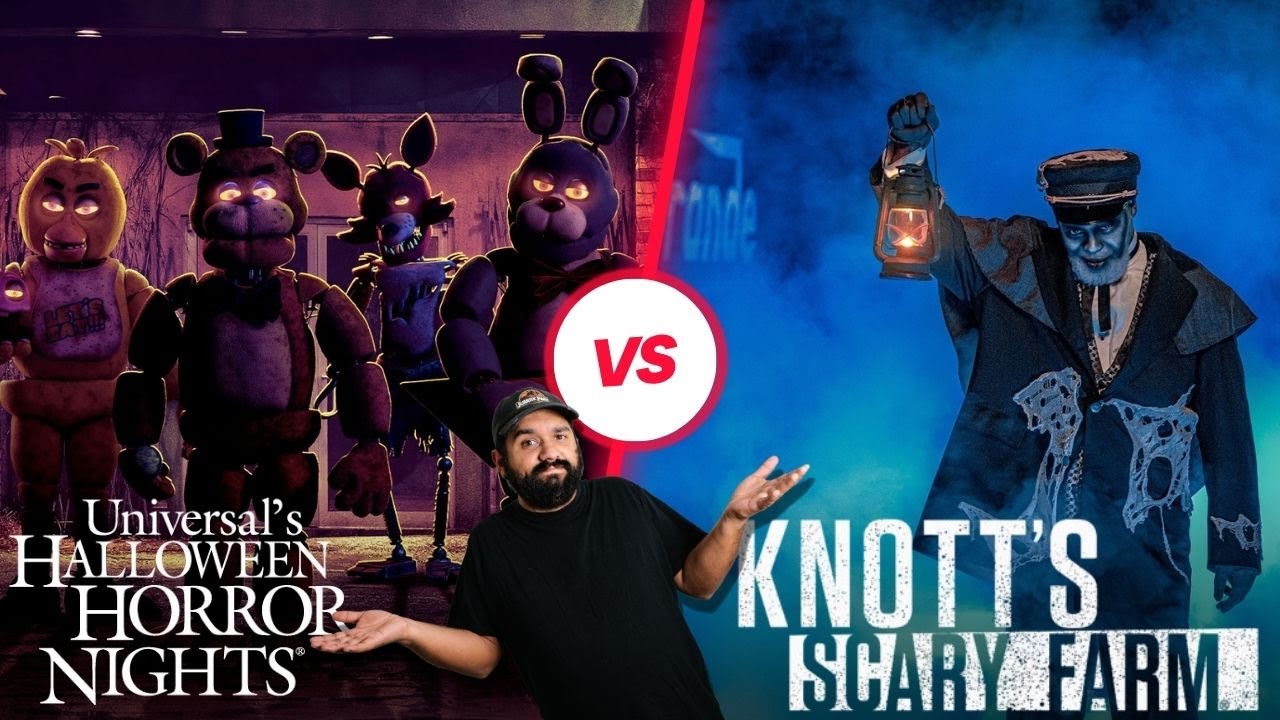 Knott's Scary Farm Vs Universal's Halloween Horror Nights - YouTube