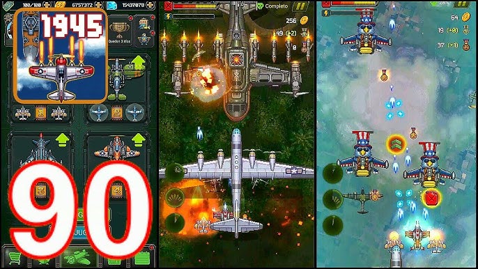 1945 Air Force Gameplay Niveles 1 2 3 4 Dificil Youtube