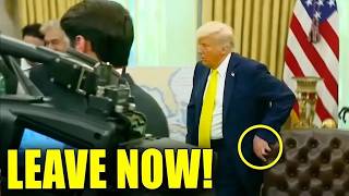 Aides RUSH REPORTERS OUT As Trump SHOCKS Everyone!