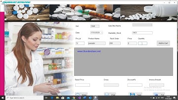 Medical store management system in c# visual studio
