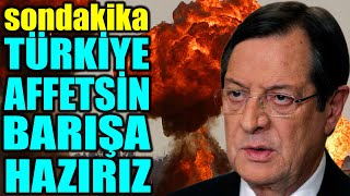 #sondakika TÜRKİYE BİZİ AFFEDERSE BİZ BARIŞA HAZIRIZ.. RUM KESİMİ BARIŞ İSTEDİ..!!