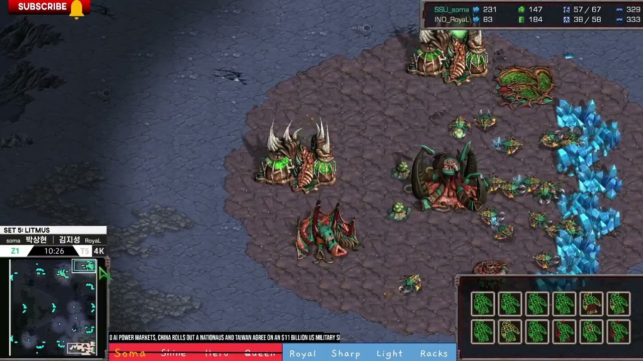 KCM 2025 S4 Playoff Set 5 ZvT @ Litmus | Starcraft Commentary