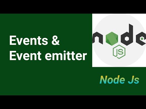 Events & Event Emittter | Part #11 | Node Js tutorial in Hindi 2021