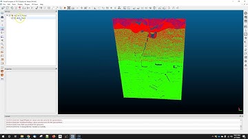 Setting an elevation as a scalar field in CloudCompare