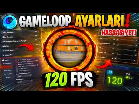 HERKESİN BEKLEDİĞİ PUBG Mobile Grafik ve Hassasiyet Ayarlarım/HDR 120 FPS/GAMELOOP