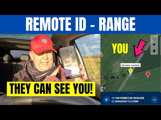 Remote ID Range 📍 How far AWAY can someone SPOT YOU with the Drone Scanner App 📍 class=