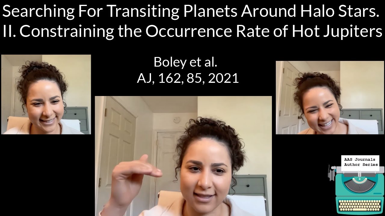 AAS Journal Author Series: Kiersten Boley on 2021AJ....162...85B