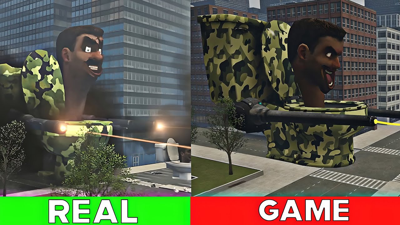 SKIBIDI TOILETS BATTLES and FIGHTS PART 3 | REAL vs GAME