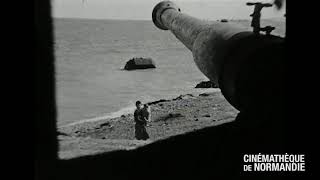 RARE Omaha Beach : bunkers et épaves en 1946