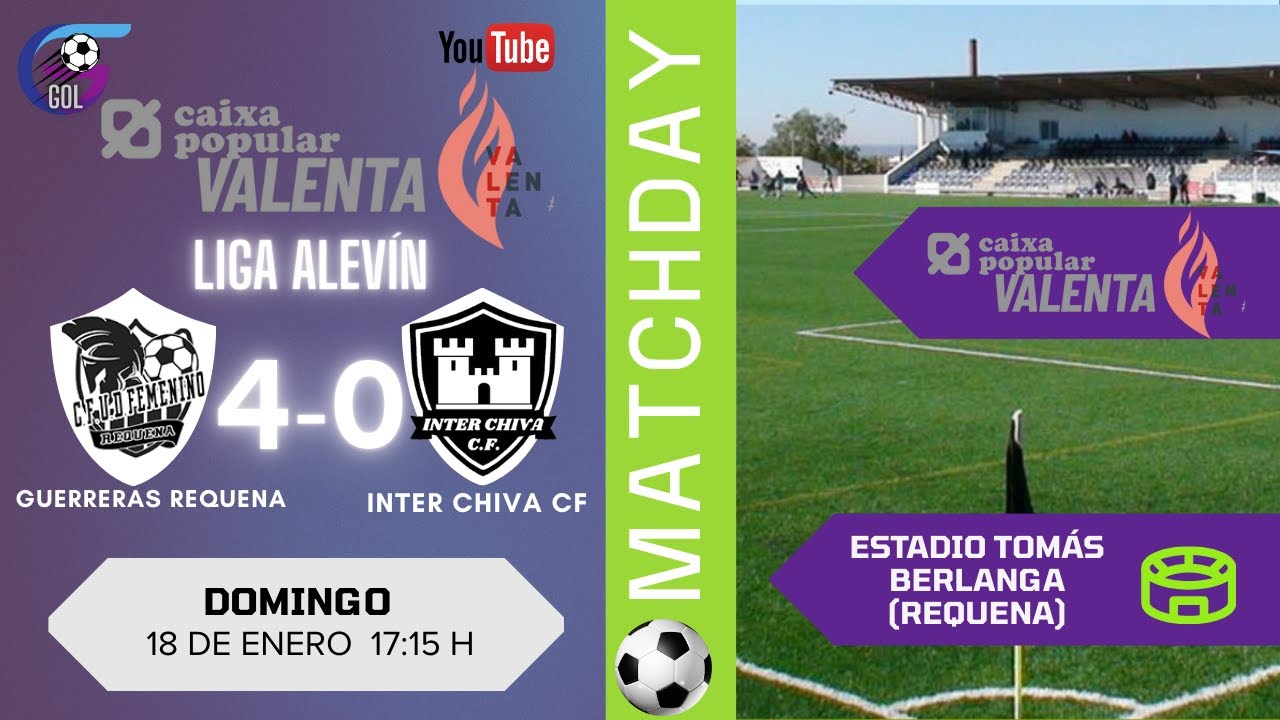 FUTFEM ALEVÍN | Guerreras Requena VS Inter Chiva CF
