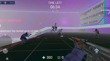 Kontra Multiplayer FPS - ZOMBIE 🧟‍♂️ ESCAPE MODE GAMEPLAY Android/Mobile