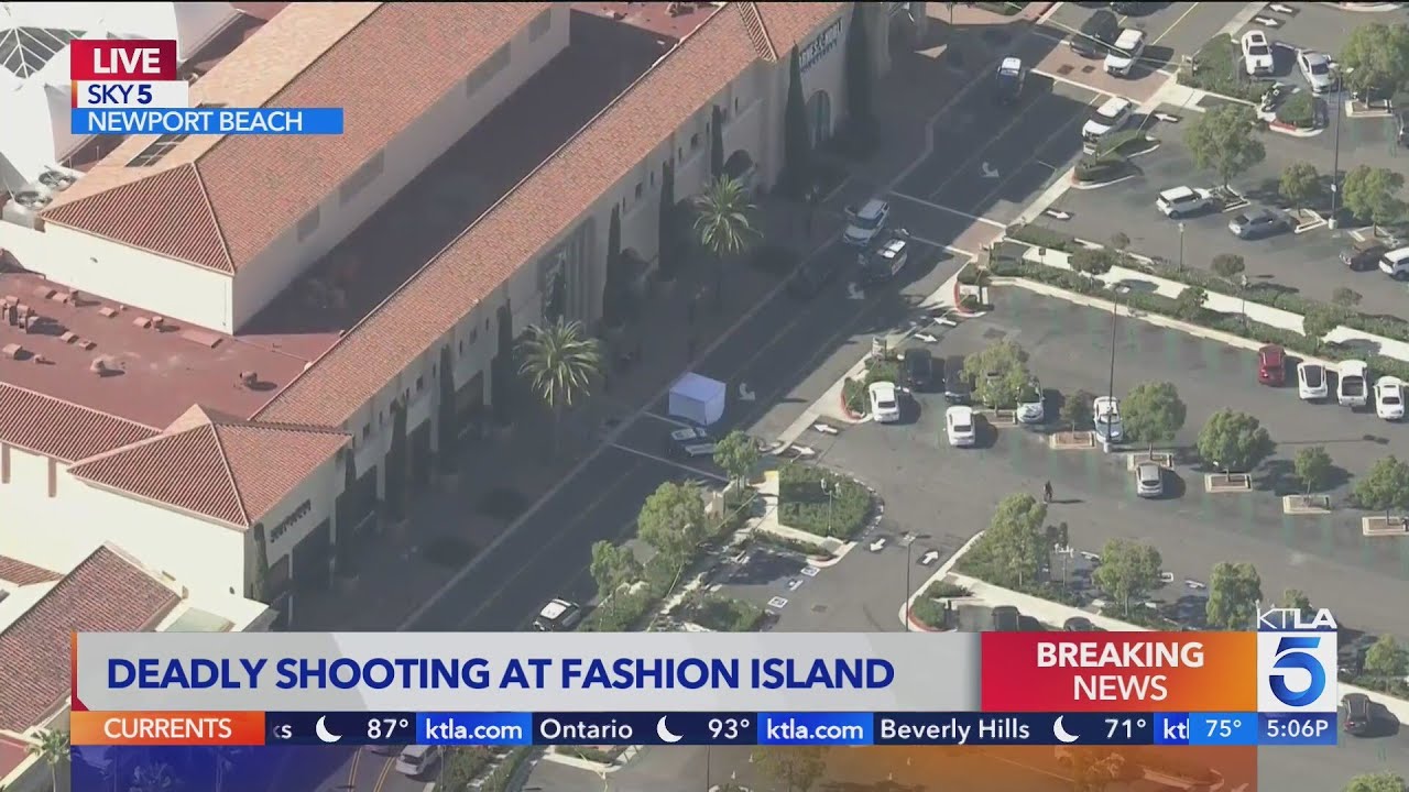 1 person fatally shot at Fashion Island in Newport Beach - YouTube