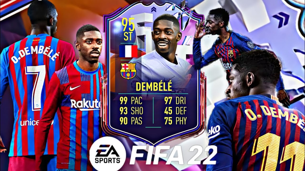 ALLEZ ALLEZ ALLEZ!!! OUSMANE DEMBÉLÉ FUT FANTASY UPGRADE PLAYER REVIEW!!! FIFA 22 RTG #32