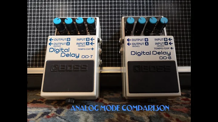 Boss DD-8 vs DD-7: Analog Mode Comparison (or hands down the Best Dual Delay Combo on the market?)