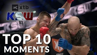 Najlepsze momenty gali XTB KSW 93 w Paryżu | TOP 10 Moments