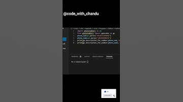 How to track phone number using python 🐍.. #pythonprogramming #python #shorts #viral #like