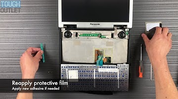 Panasonic Toughbook CF-74: How to change standard keyboard