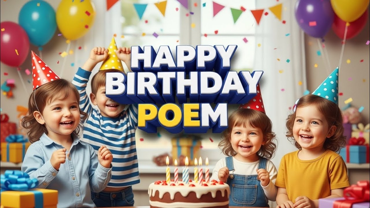 Happy birthday song | Happy birthday poem for kids | cute baby dance party | smile nest 