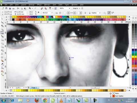 TUTORIAL CORELDRAW PROSES FACETING WPAP