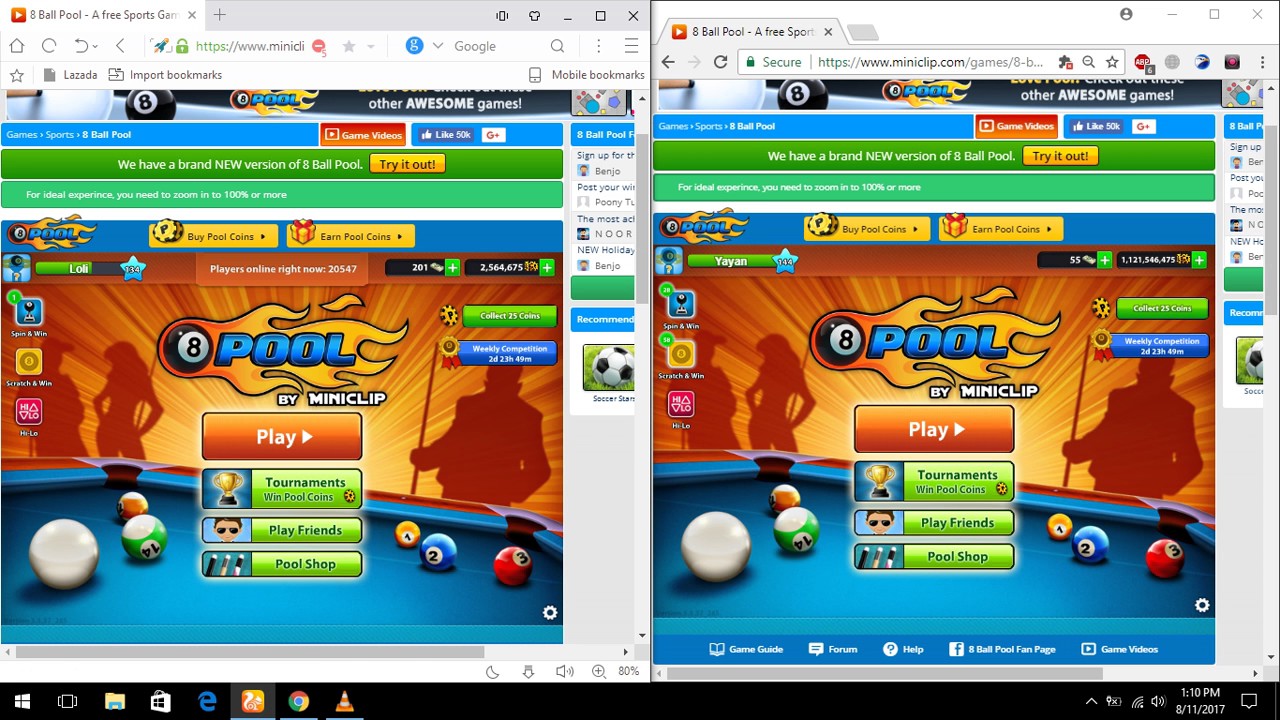 8 BALL POOL - Cara transfer coin via PC (How to transfer coins 8 ball pool) - 