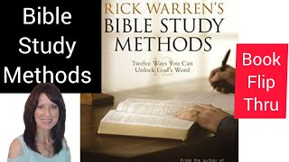 Rick Warren's Bible Study Methods 12 Ways to Unlock God's Word book review & flip through screenshot 3