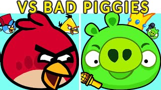 Friday Night Funkin' VS Angry Birds VS Bad Piggies FULL WEEK + Cutscene | Vs Ross V2 (FNF MOD/HARD)