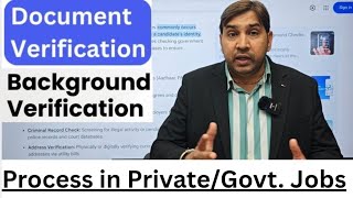 How Private companies verify documents in jobs Private companies document verification process!