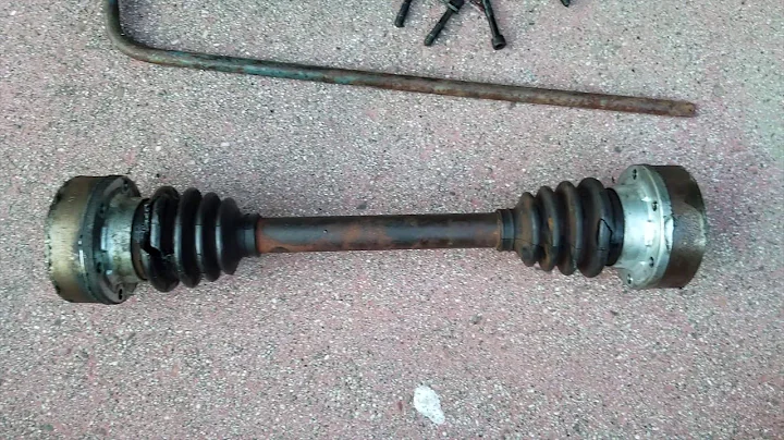 Replacement of axle and cv joint on VW Bus