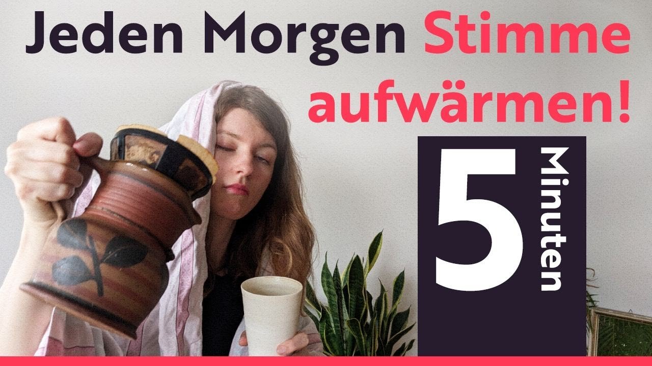 Stimme aufwärmen -- so machen es die Profis