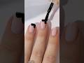 simple & easy nails 🖤 black tips look so chic imo! #nails #nailart #nailinspo #naildesign