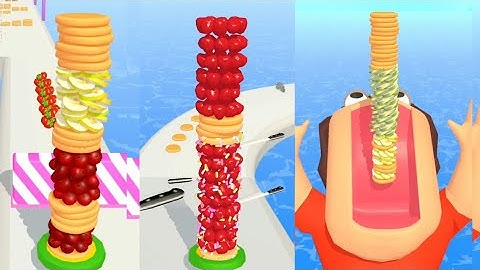 Pancake Run || Level 107 to 109 || All Levels Walkthrough Gameplay || Android and ios gameplay