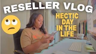 RESELLER VLOG: new workspace featuring sedeta, thrifting fail, rude comments, OCD workflow + more