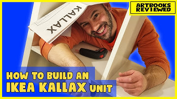 How to build a Kallax storage unit from ikea #ikea #kallax