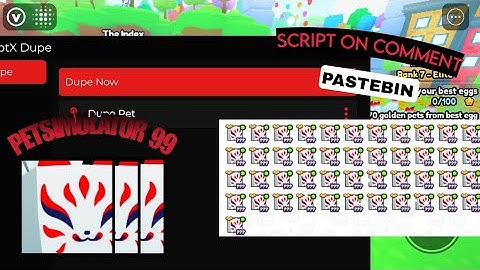 PETSIM99 LUCKY TILES EVENT! NEW DUPING SCRIPT! WORKING ON ALL EXECUTORS!🔥 PASTEBIN 2024✨️
