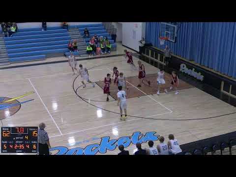 New Rockford-Sheyenn vs Carrington High School Boys' C squad Basketball