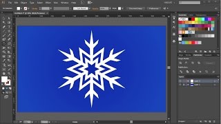 How to Draw a Snowflake in Adobe Illustrator / 3