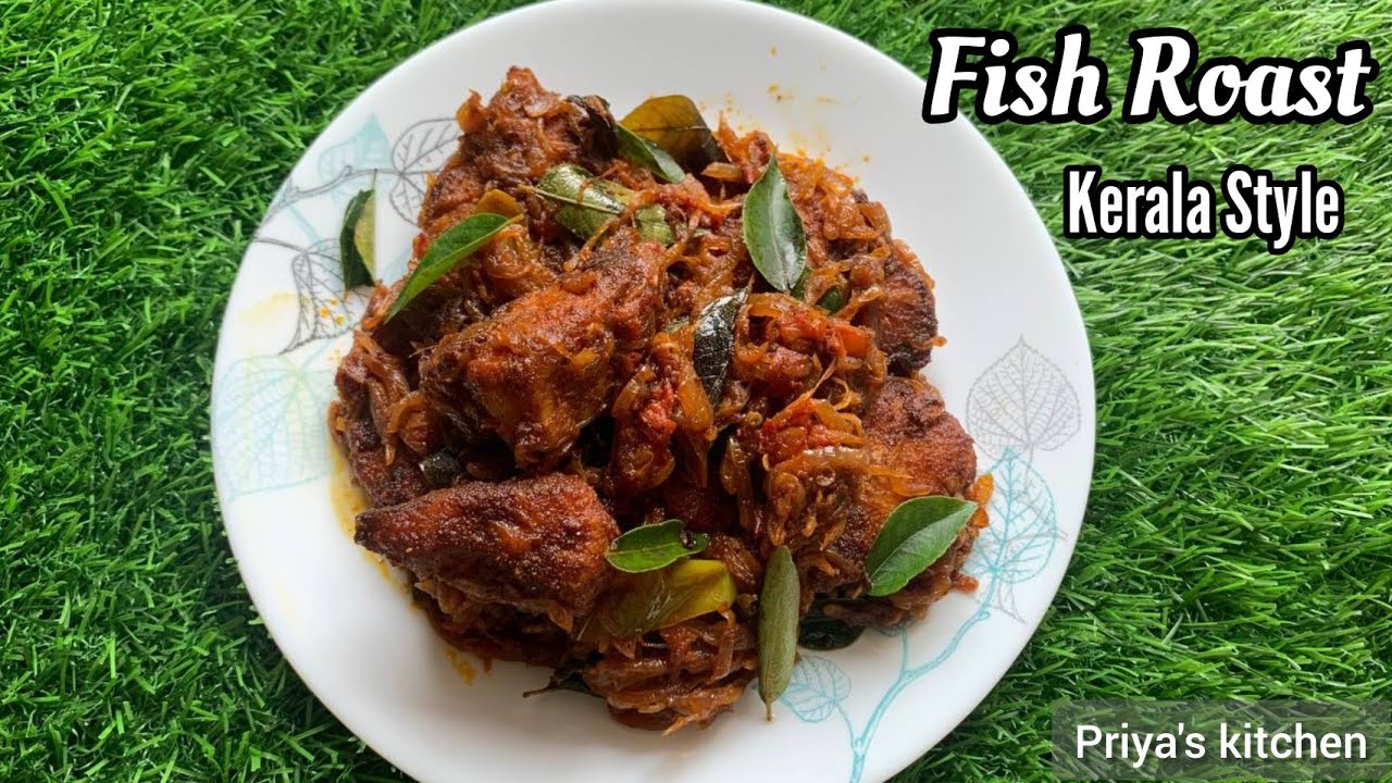 Fish Roast Kerala Style Fish roast Meen Roast Fish Masala Fry 