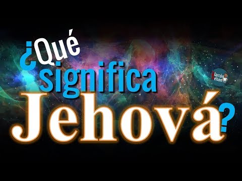 Video: ¿Qué significa Jehová Manah?