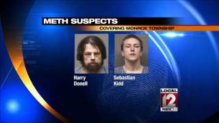 Two men arrested on meth charges