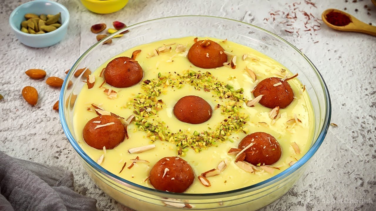 Gulab Jamun Custard Recipe | Eid Special Recipes | Eid Dessert Recipe | SooperChef