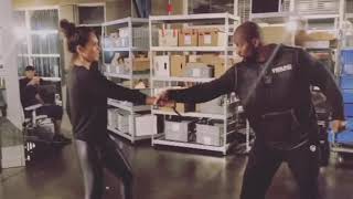 Lucifer Season 5 Behind The Scene Mazikeen Fight Scene