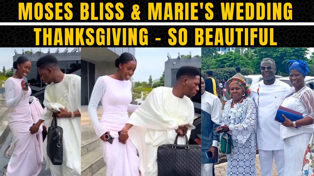 ⁣Moses Bliss and Marie Special Thanksgiving After Wedding as Mr & Mrs. Moses Bliss