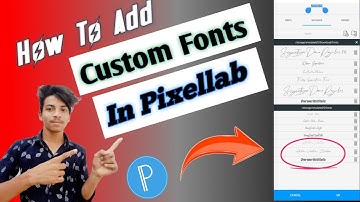 How To Add Custom Fonts in Pixellab App || Make   Attractive Thumbnail |  Learn Pixellab | Part 1