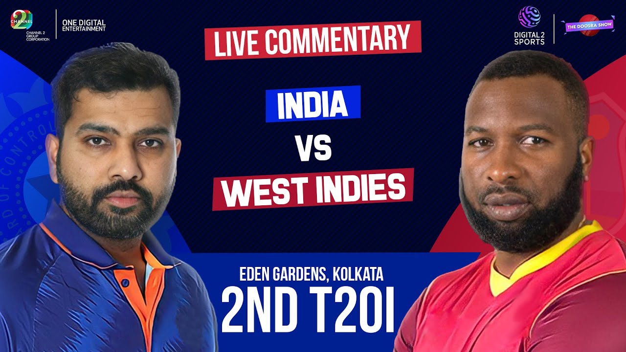 India vs West Indies  Second T20  Ind VS WI  Eden Gardens  Live