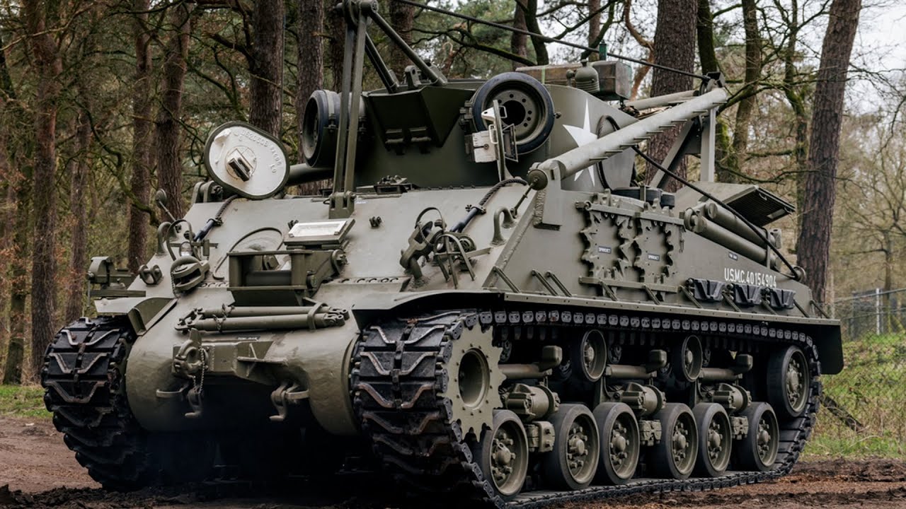 1945 T14E1 (M4A3) ARV | Rare WWII US Marine Recovery Vehicle Prototype