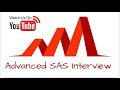 Overview of advance sas interview topics