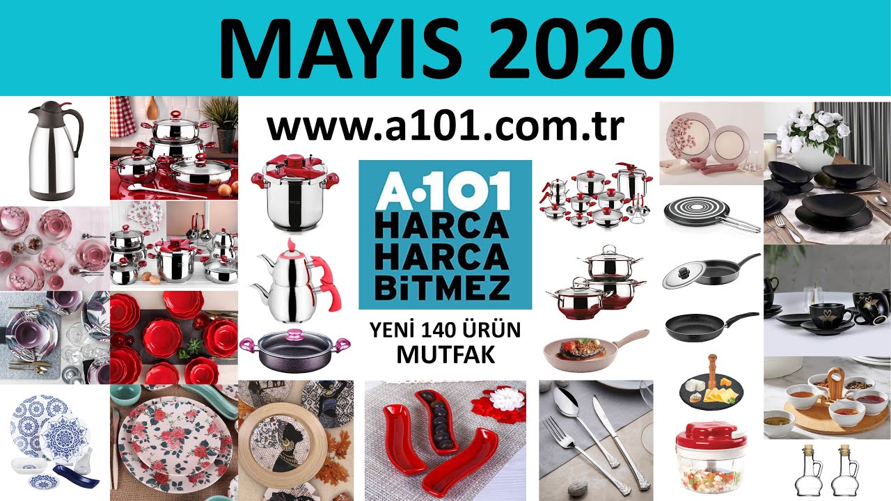 A101 MAYIS 2020 I A101 MUTFAK VE EV GEREÇLERİ I A101 KAMPANYA I A101